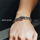 Arcane  Byzantine Bracelet Sterling Silver 7mm. 7 in- Ryan Christian