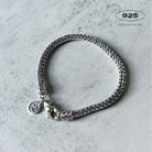 Dragon Bones Vintage Weave Sterling Silver Bracelet 4mm. 7.5 in - Ryan Christian