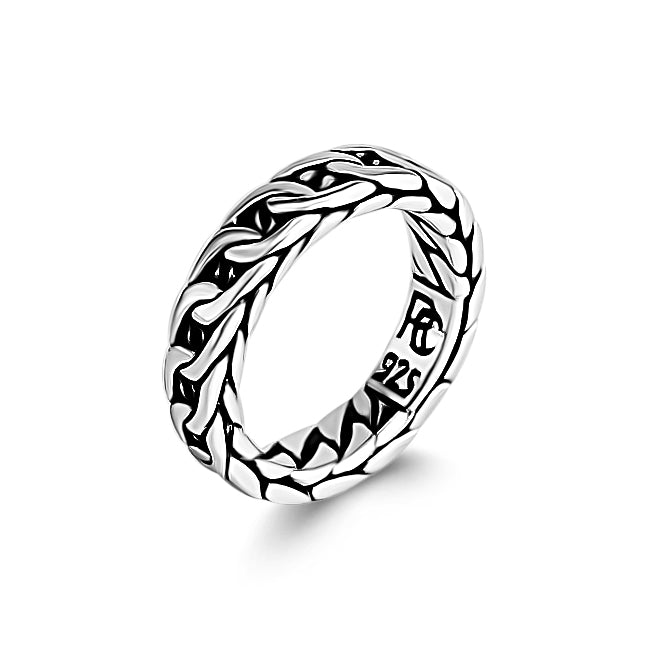 Minimal 4mm. Sterling Silver Ring - Ryan Christian