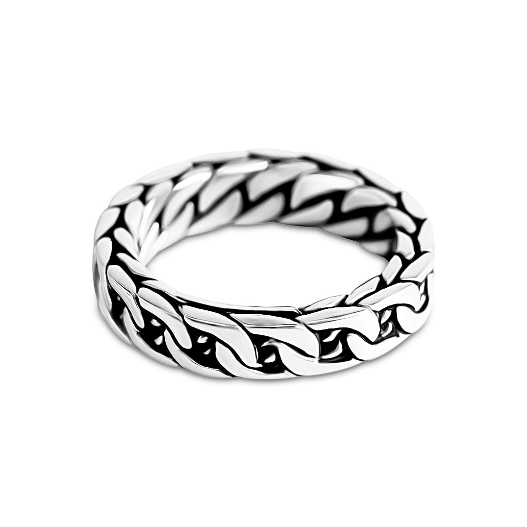 Minimal 4mm. Sterling Silver Ring size 7- Ryan Christian