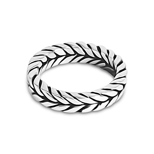 Luxe 4mm. Sterling Silver Ring size 7- Ryan Christian