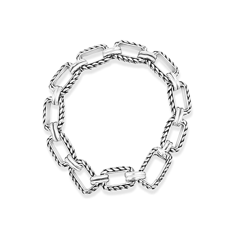 Aria Link Sterling Silver Bracelet - Ryan Christian