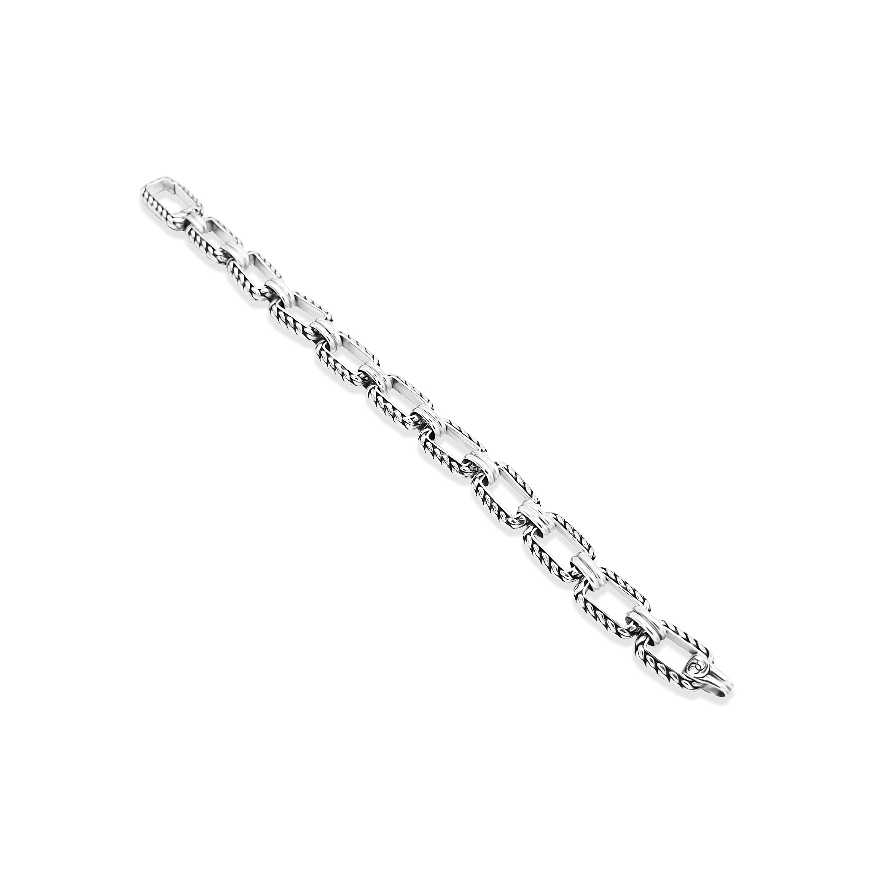 Aria Link Sterling Silver Bracelet 8 in- Ryan Christian