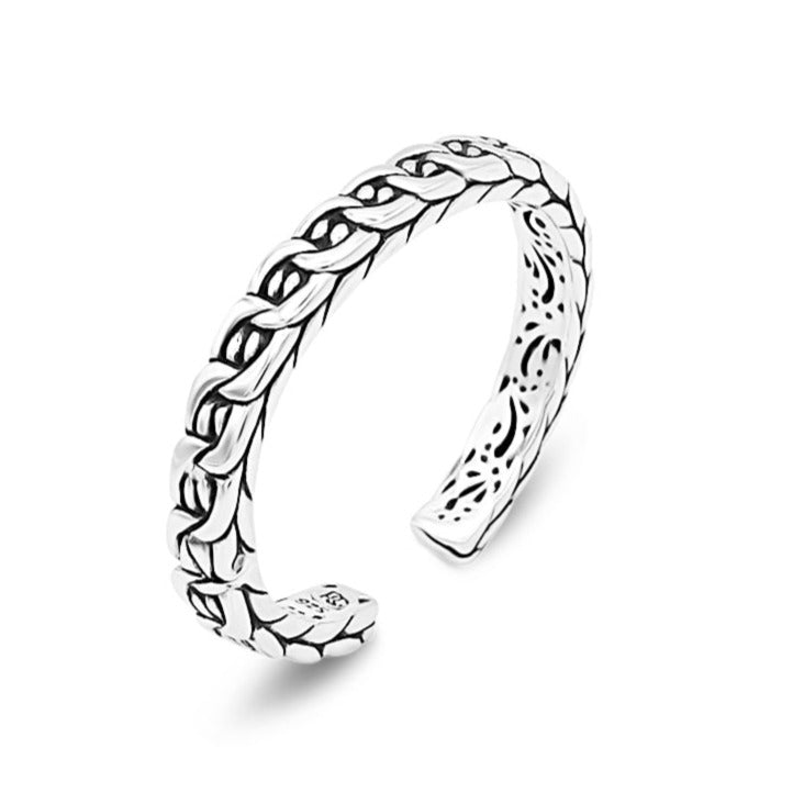 Minimal Sterling Silver Cuff - Ryan Christian