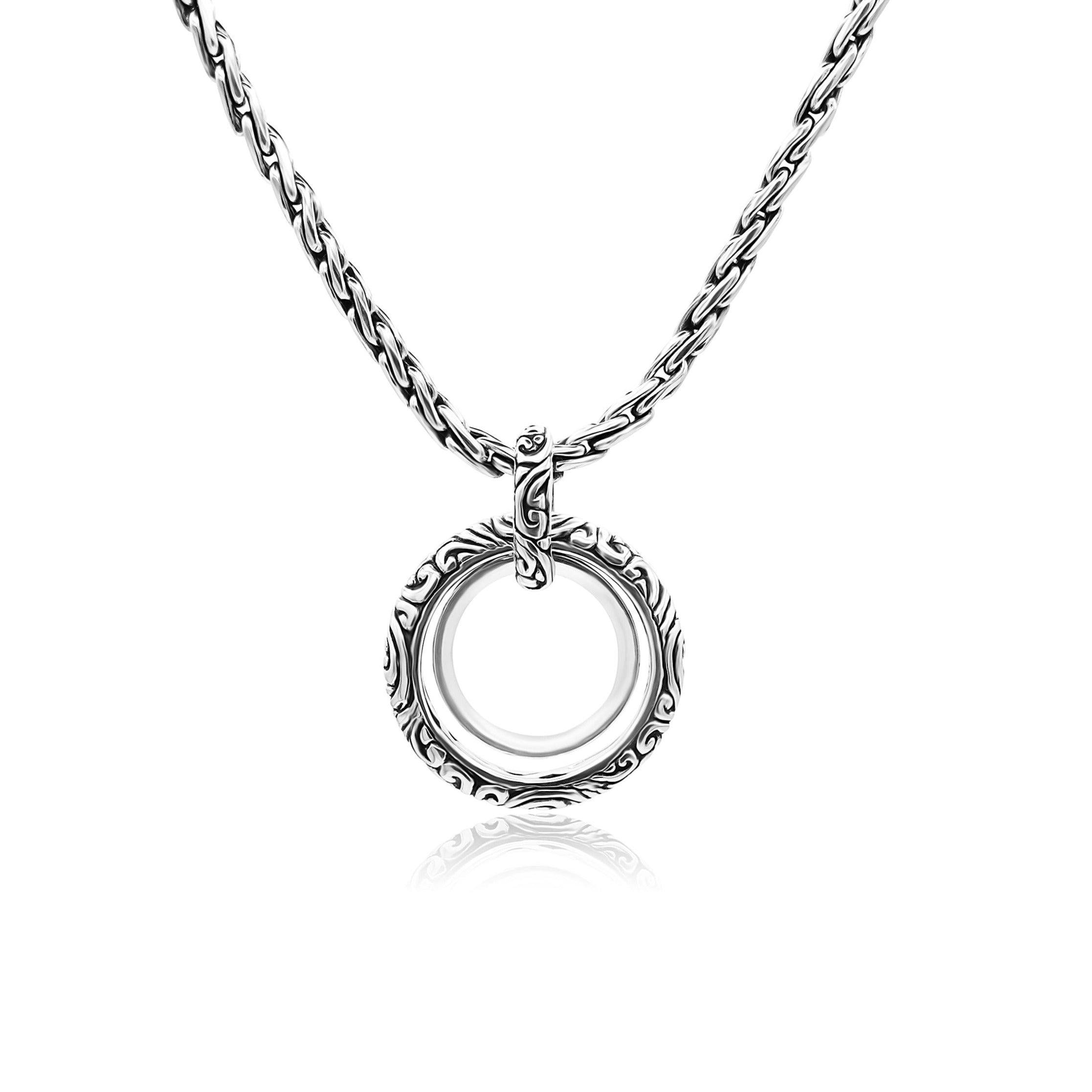 Solh Circle Sterling Silver Pendant - Ryan Christian