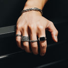 Luxe 4mm. Sterling Silver Ring size 8- Ryan Christian