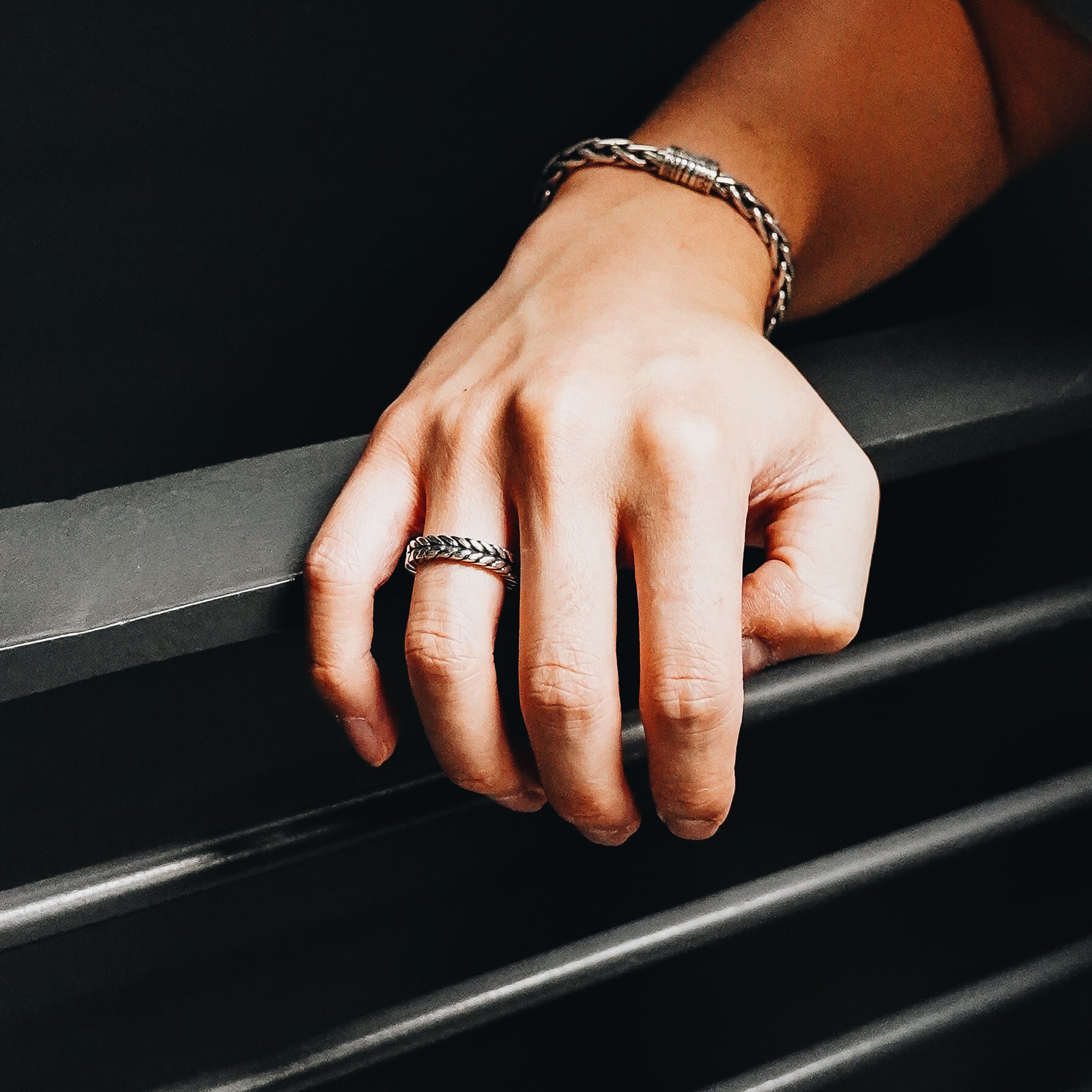 Luxe 4mm. Sterling Silver Ring size 5- Ryan Christian