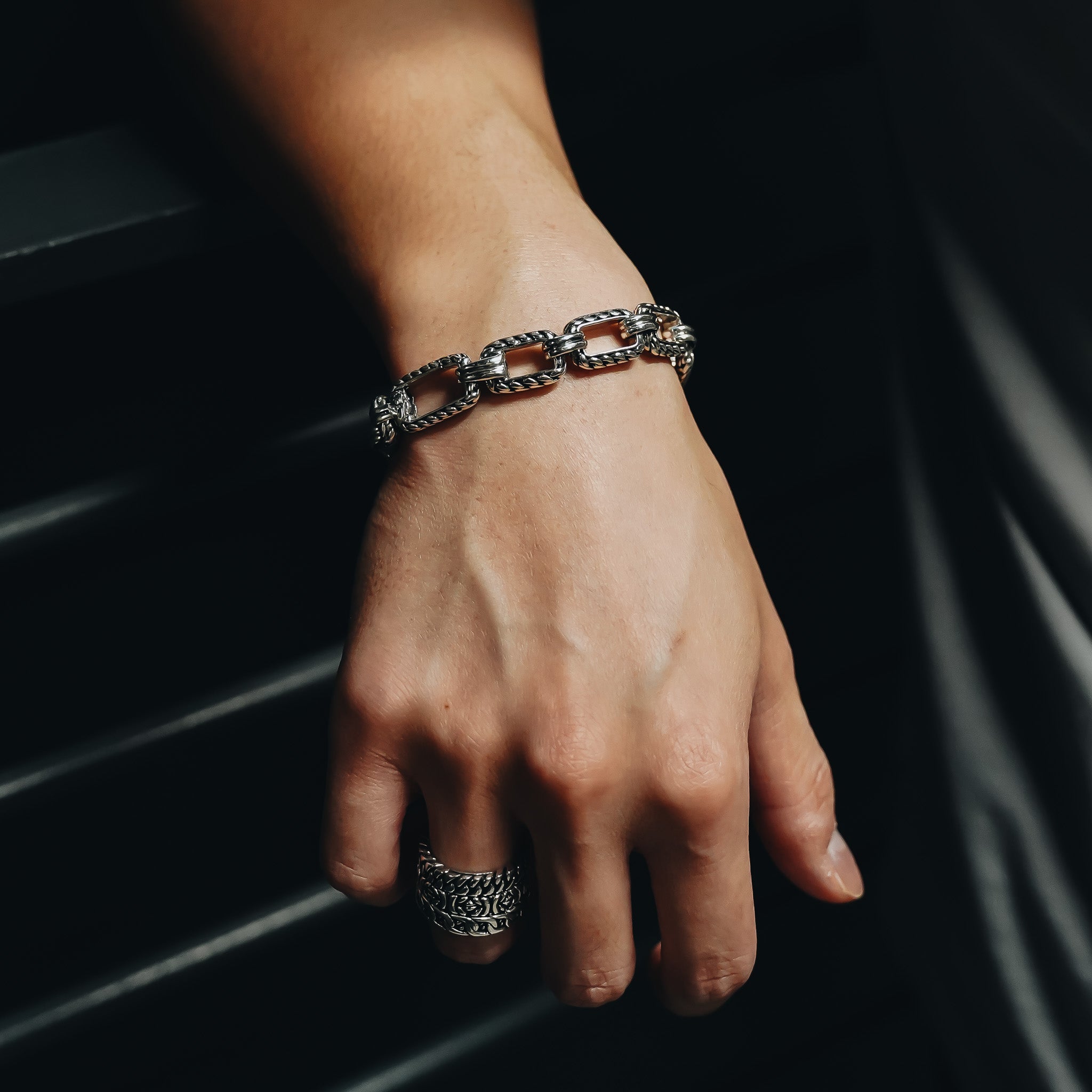 Aria Link Sterling Silver Bracelet 7 in- Ryan Christian