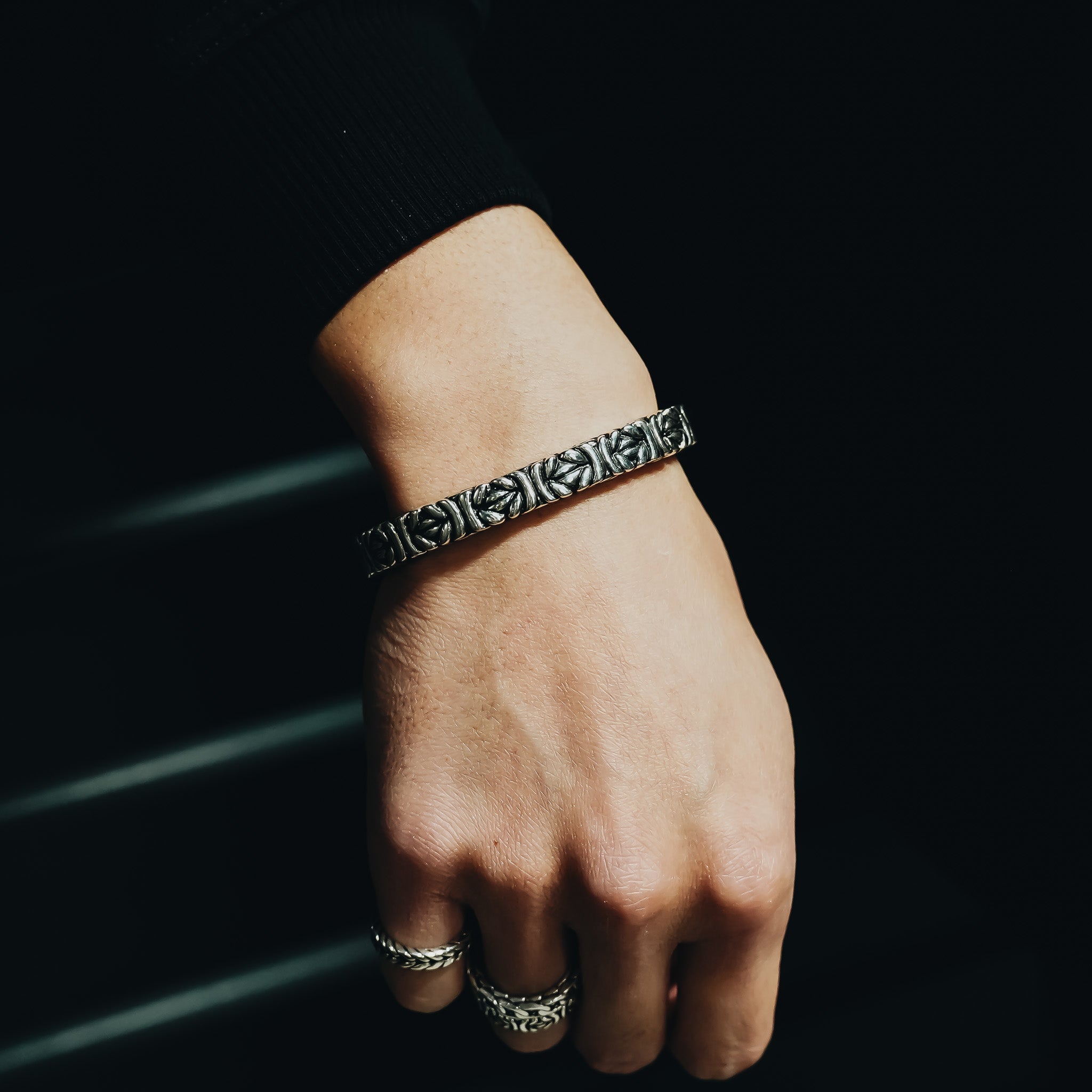 Byzantine Sterling Silver Medium Cuff - Ryan Christian