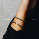 Essence  Byzantine Sterling Silver Bracelet 4mm. 7in- Ryan Christian