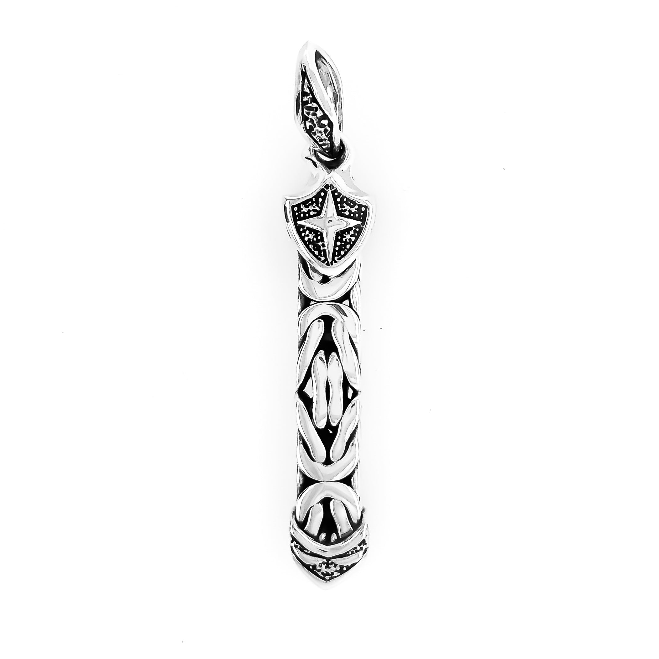 Crux Byzantine Sterling Silver Pendant - Ryan Christian