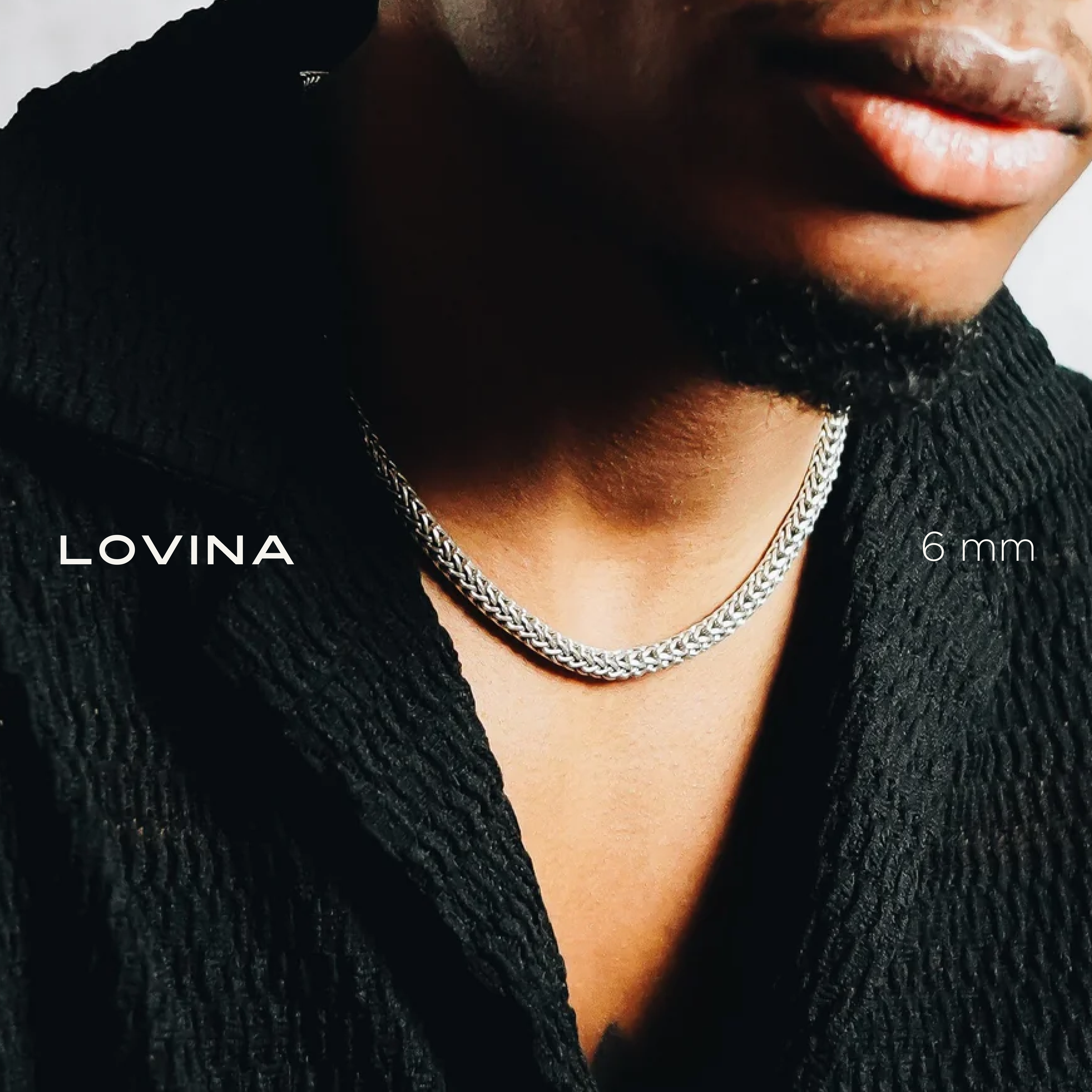 Lovina Vintage Sterling Silver Weave 6mm. 16in - Ryan Christian