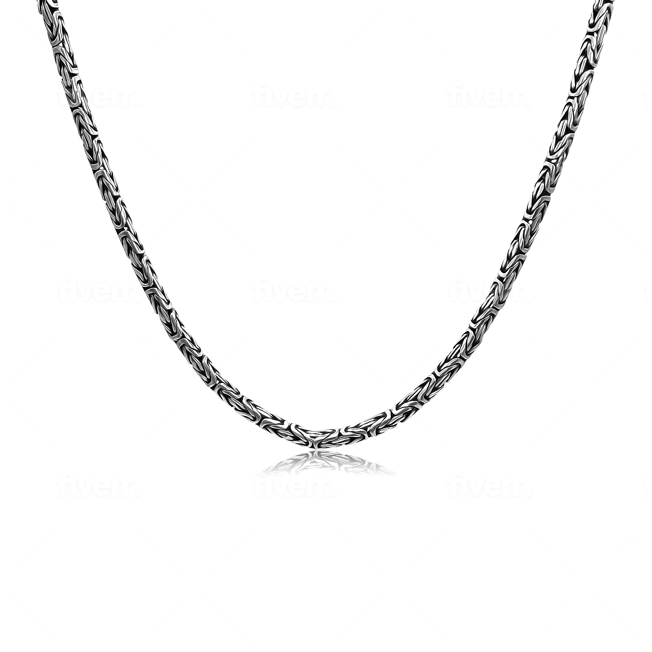 Essence Byzantine Sterling Silver Chain 3mm. - Ryan Christian