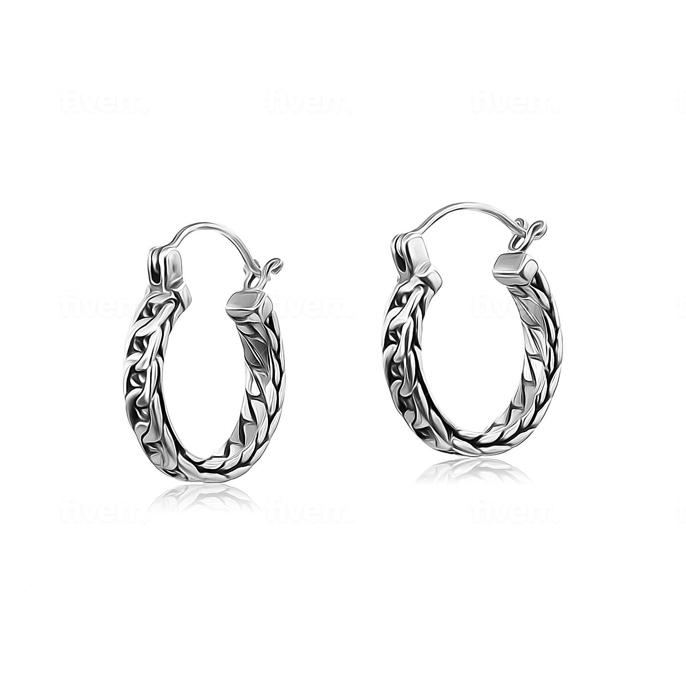 Minimal Sterling Silver Earrings - Ryan Christian