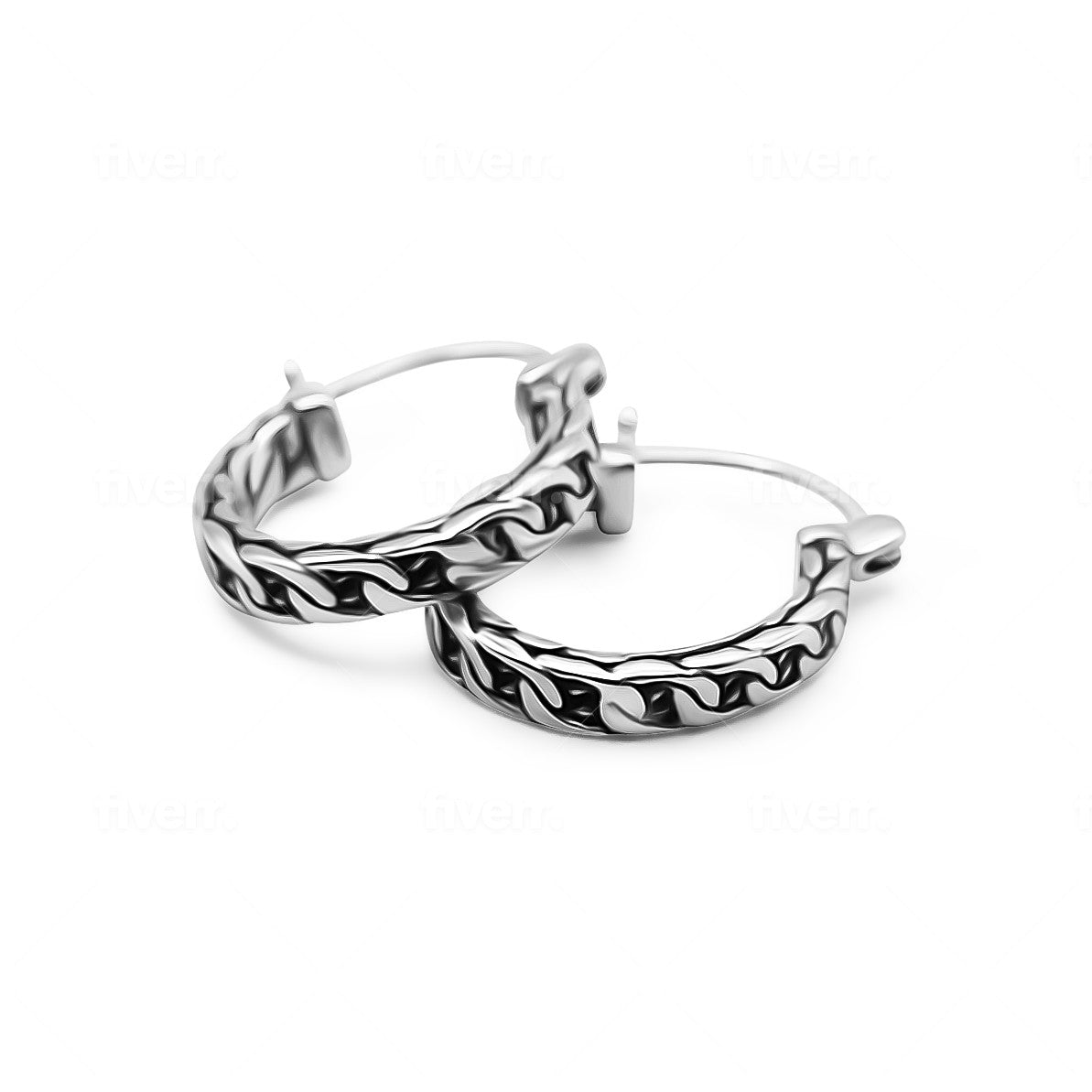 Minimal Silver Earrings - Ryan Christian