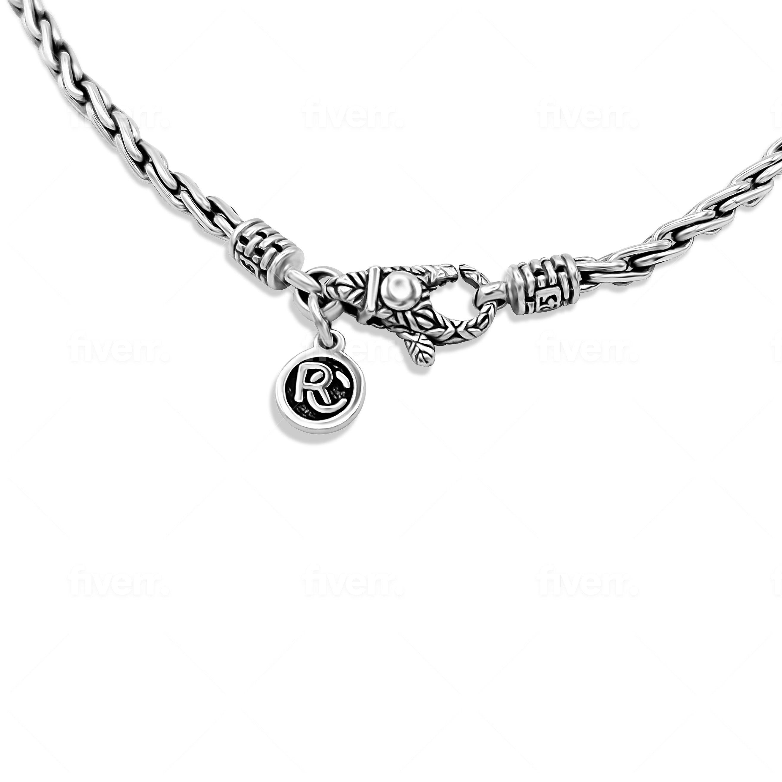 Modern Weave Sterling Silver Chain 3mm. 18in- Ryan Christian