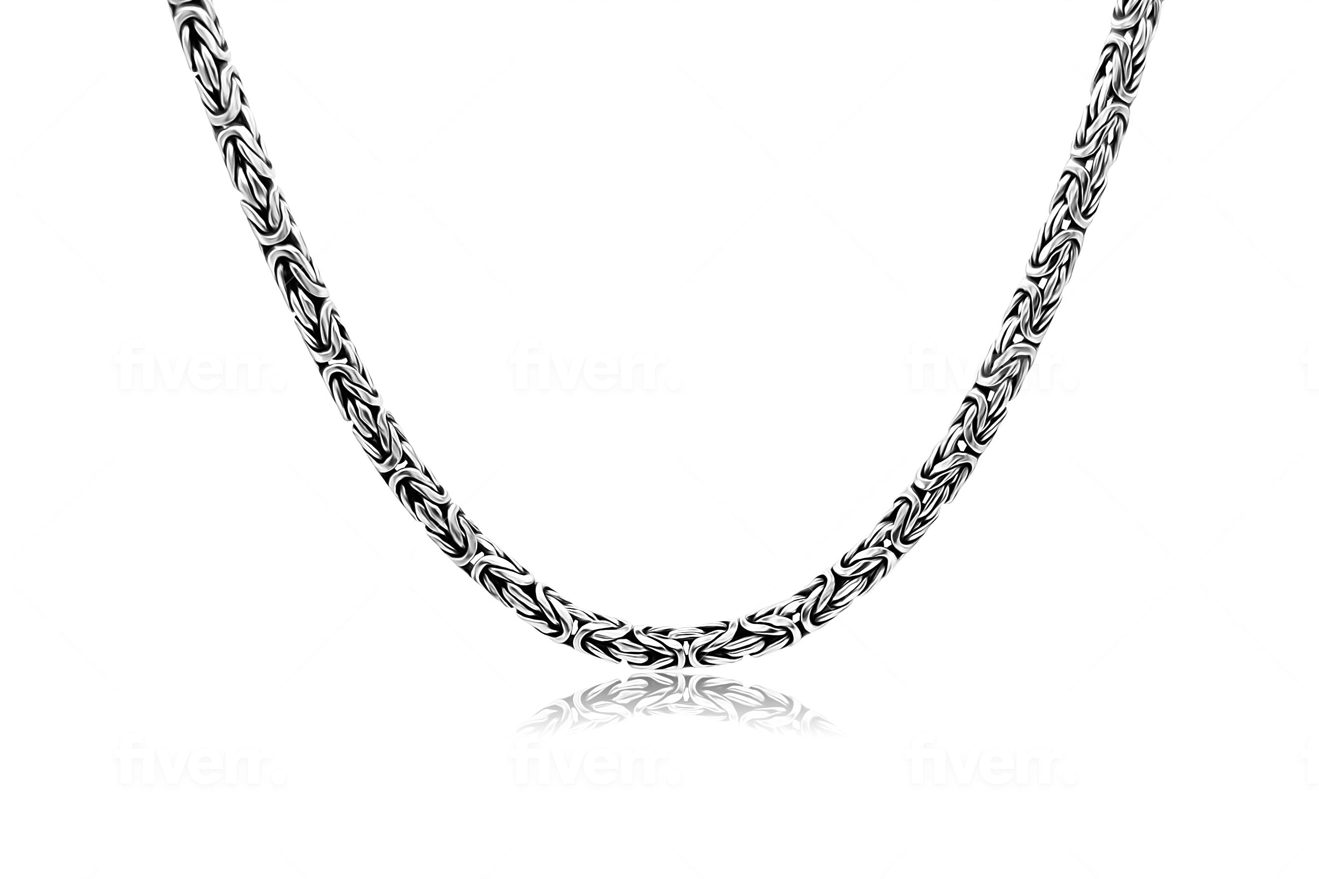 Essence Byzantine Sterling Silver Chain 4mm. - Ryan Christian