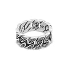 Sari Cuban Sterling Silver Ring size 5- Ryan Christian