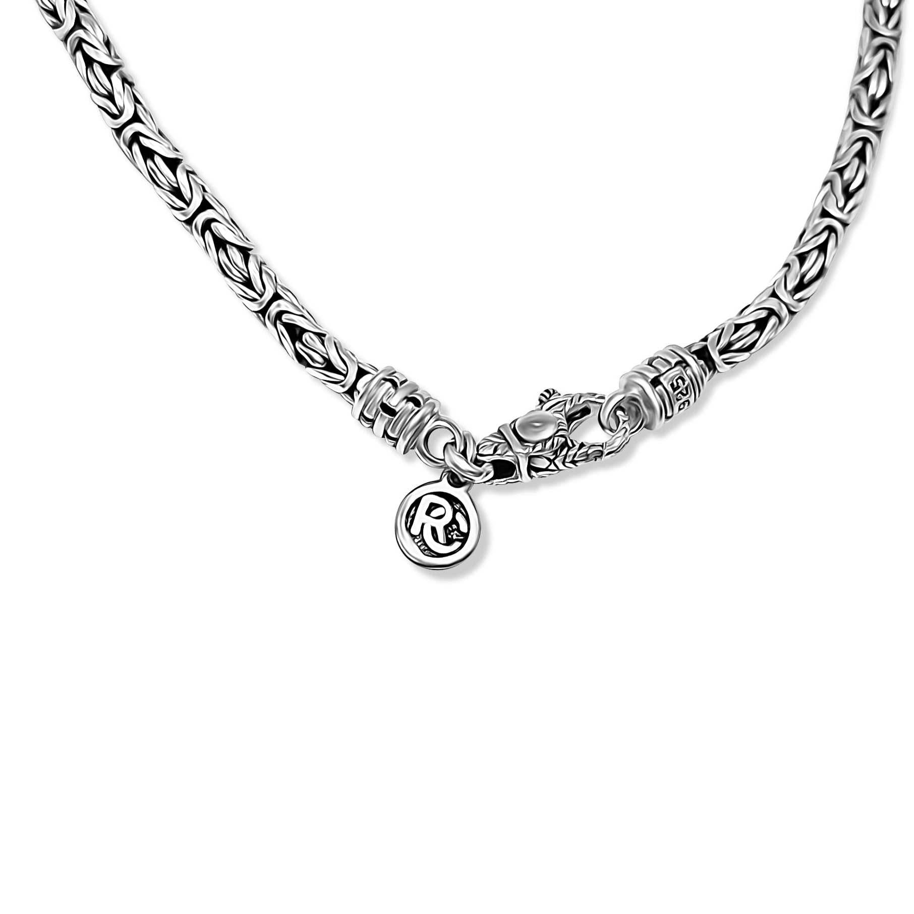 Essence Byzantine Sterling Silver Chain 4mm. 16in- Ryan Christian