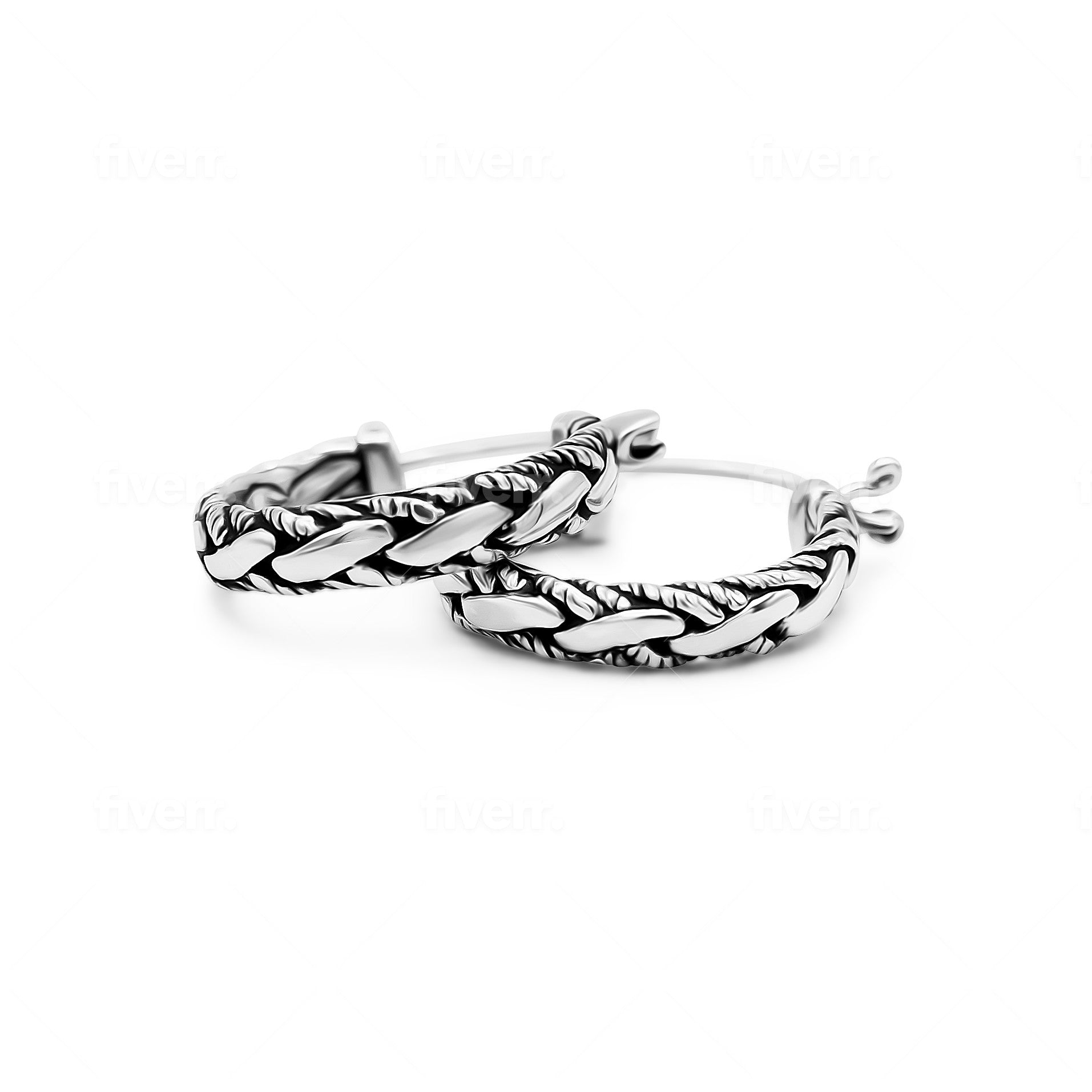 Hybrid Women's Sterling Silver Earrings - Ryan Christian