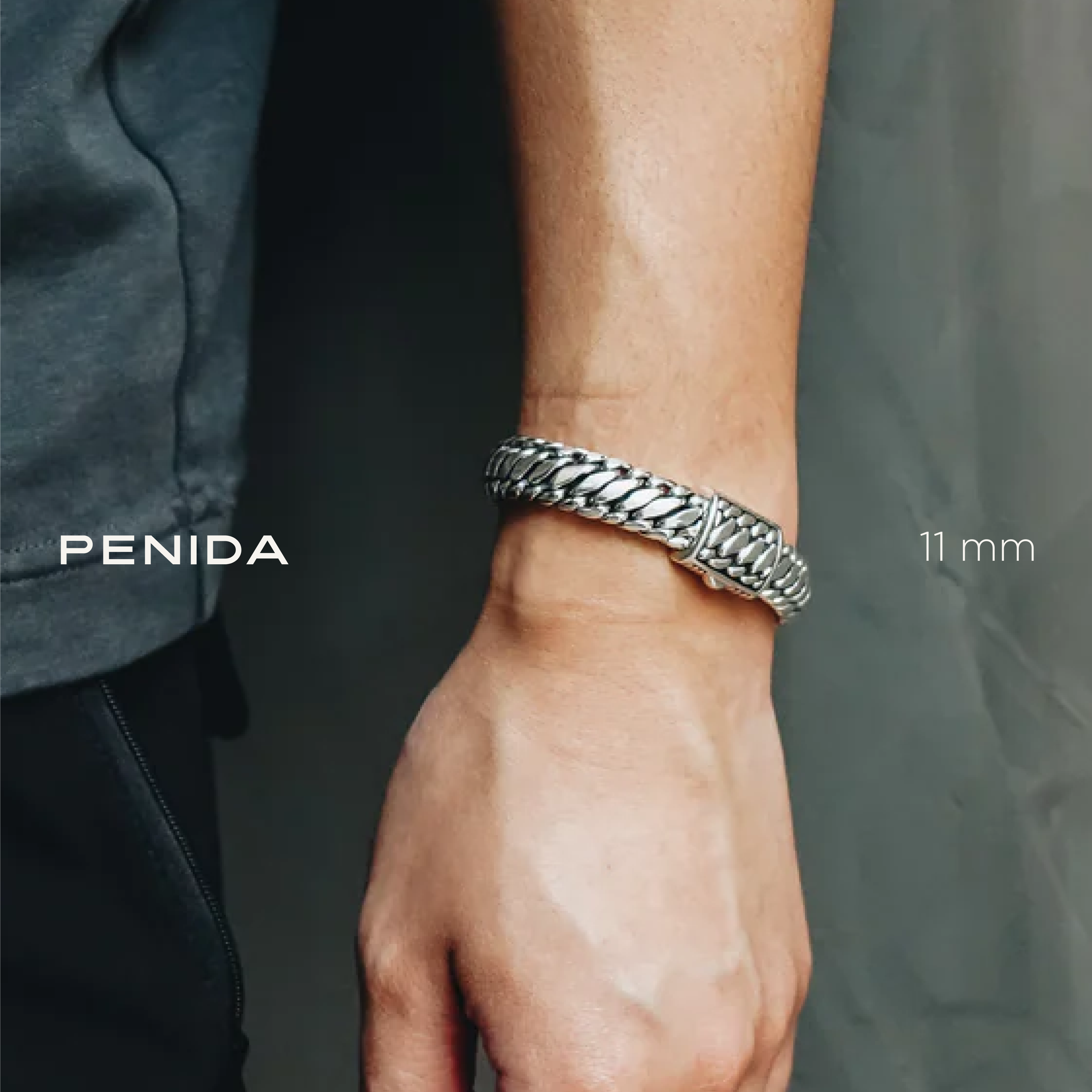 Penida Sterling Silver Bracelet 11mm 7.5in- Ryan Christian