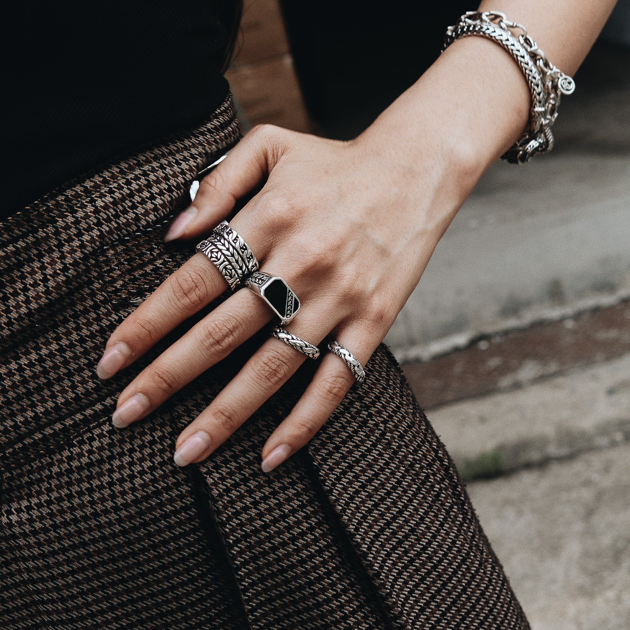 Luxe 4mm. Sterling Silver Ring size 6- Ryan Christian