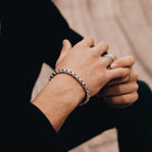 Modern  Weave Sterling Silver Bracelet 7mm 8in- Ryan Christian