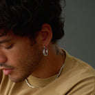 Byzantine Sterling Silver Men's Earrings - Ryan Christian
