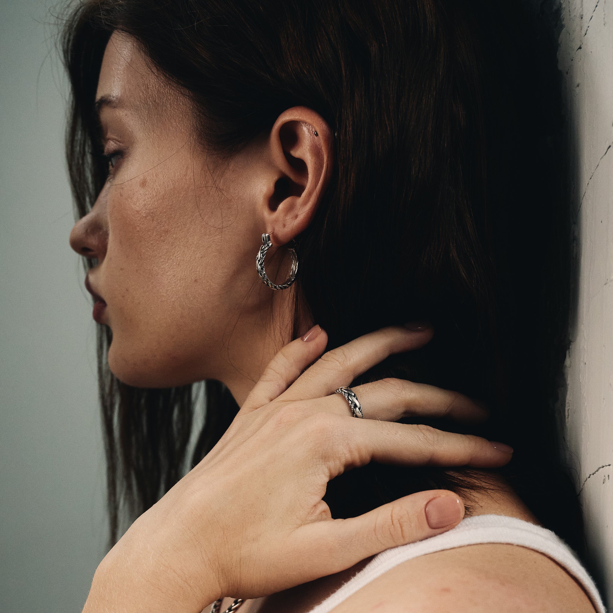 Hybrid Sterling Silver 925 Earrings - Ryan Christian