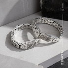 Zenith Byzantine Sterling Silver Bracelet 12mm. 8in- Ryan Christian