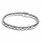 Hybrid Sterling Silver Bracelet 6mm. 8in- Ryan Christian
