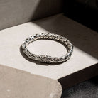 Pinnacle Sterling Silver Bracelet 9mm.  7.5in- Ryan Christian