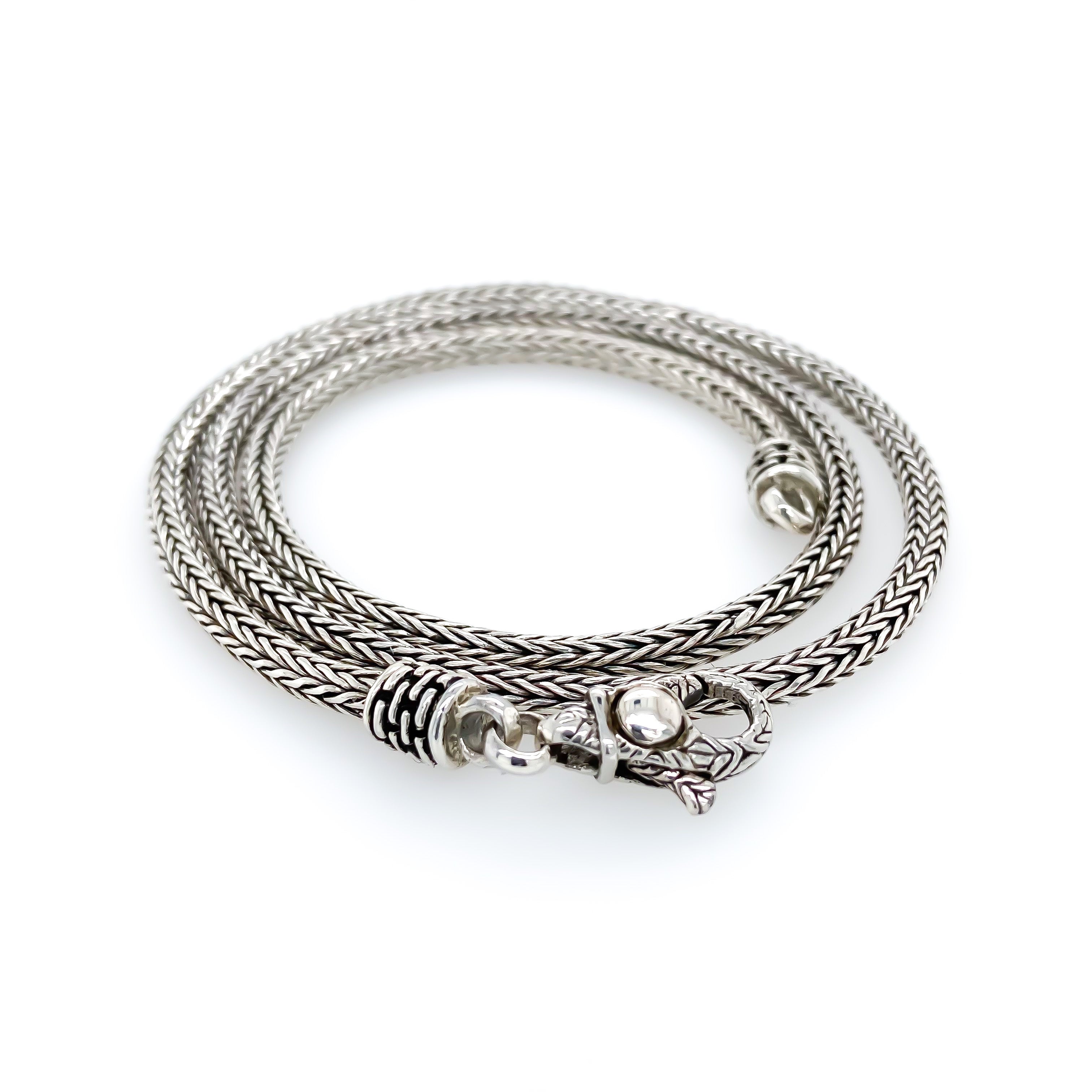 Dragon Bones Tulang Naga Sterling Silver Chain 3mm. 18in- Ryan Christian