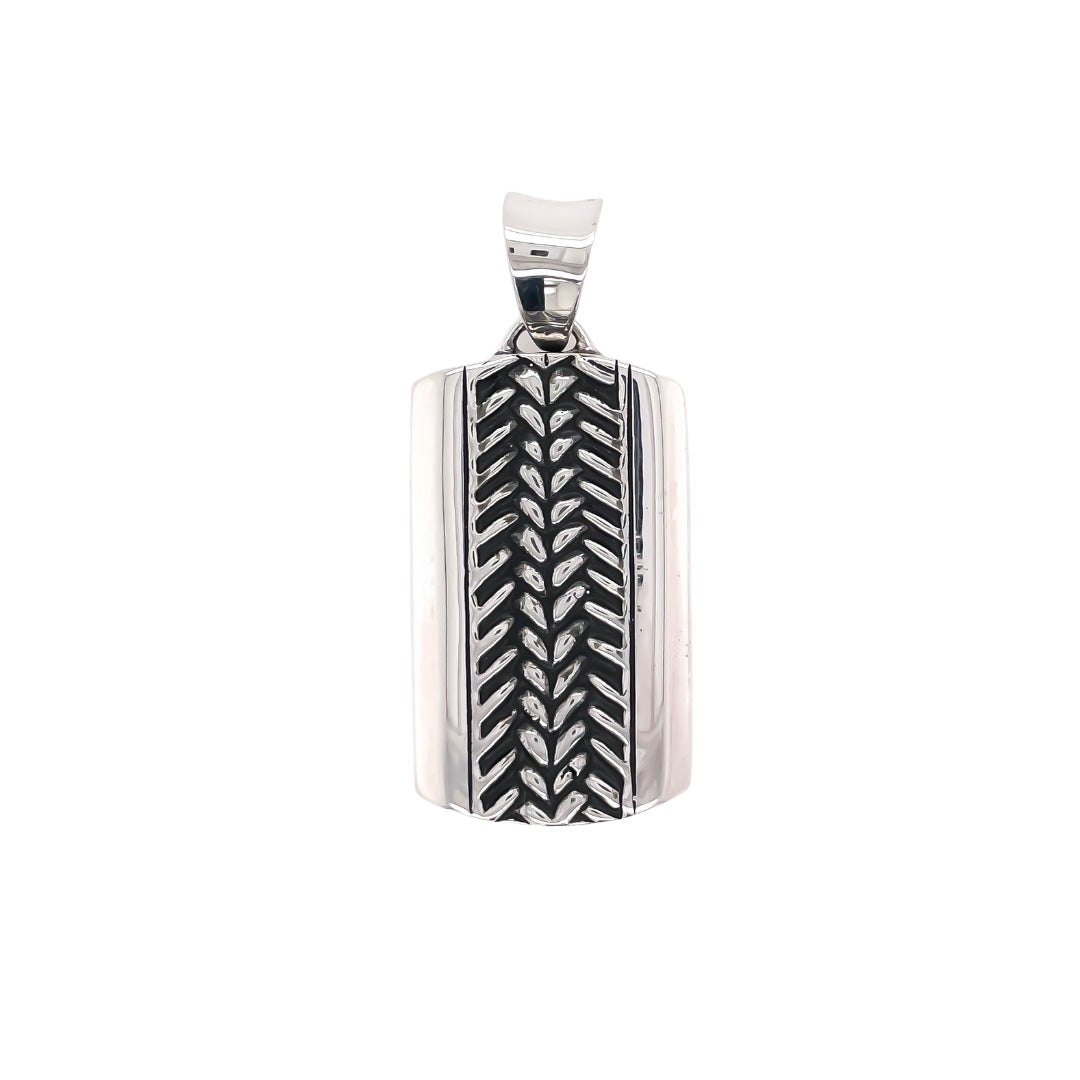 Sari  Tag Sterling Silver Pendant - Ryan Christian