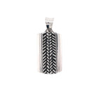 Sari  Tag Sterling Silver Pendant - Ryan Christian
