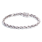 Haven Wheat Weave Sterling Silver Bracelet 6mm. 8in - Ryan Christian