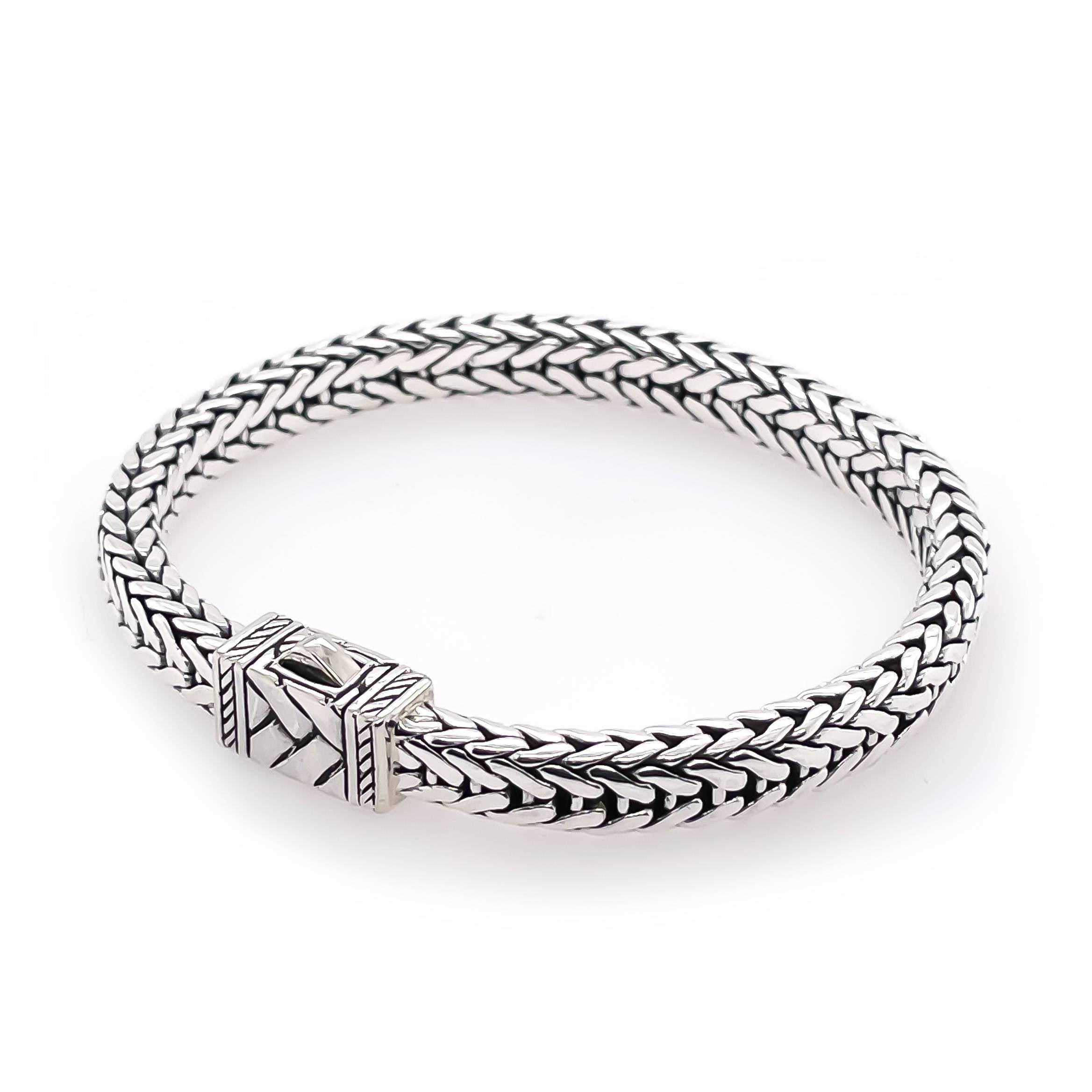 Axiom Sterling Silver Bracelet 7mm. - Ryan Christian
