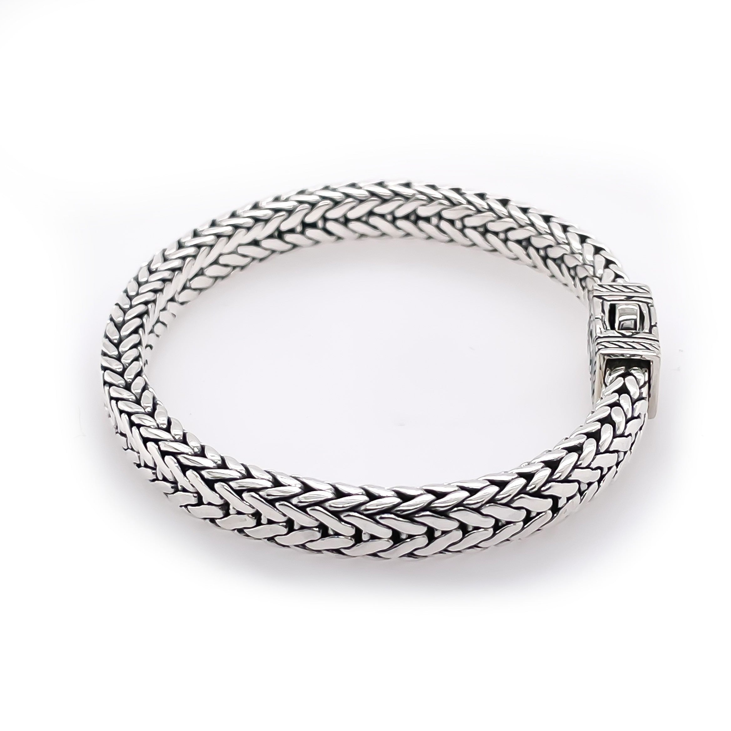 Axiom Sterling Silver Bracelet 7mm. 7in- Ryan Christian