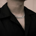 Sari  Cuban Link Women's Sterling Silver Chain 11mm.- Ryan Christian