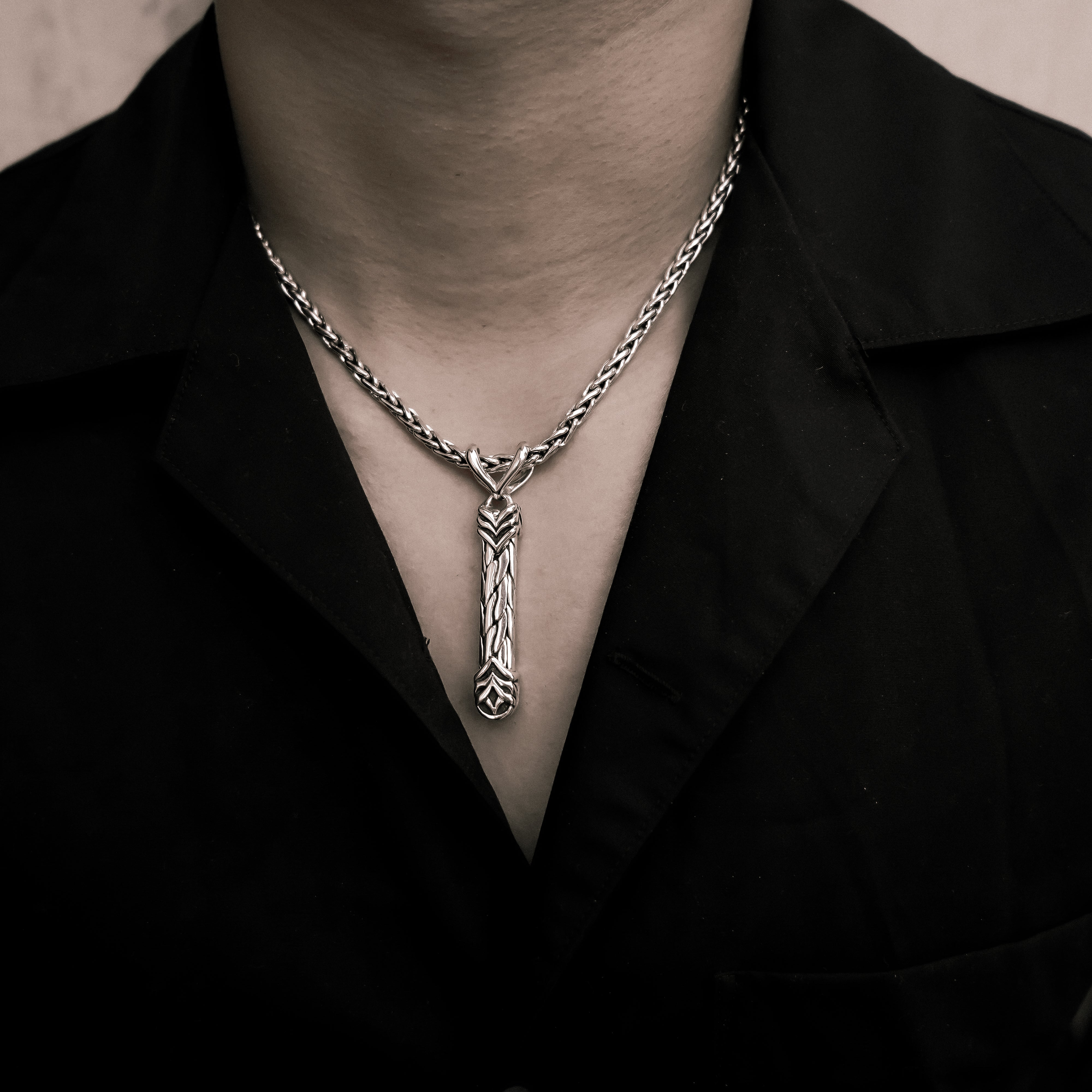 Riva Kartika Sterling Silver Men's Pendant - Ryan Christian