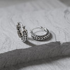 Sari Hoop Silver Women's Earrings - Ryan Christian