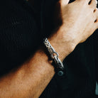 Voyager Kartika Weave Sterling Silver Bracelet 10mm. 9 in - Ryan Christian