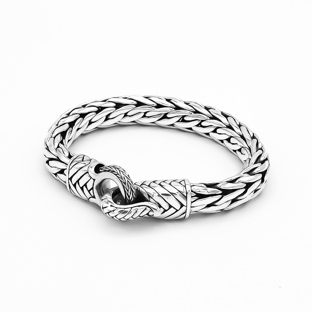 Voyager Kartika Weave Sterling Silver Bracelet 10mm. - Ryan Christian