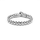 Voyager Kartika Weave Sterling Silver Bracelet 10mm. 8 in - Ryan Christian