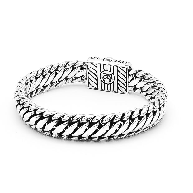 Penida Sterling Silver Bracelet 11mm 8.5in- Ryan Christian