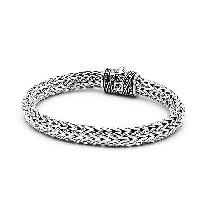 Rope Vintage Sterling Silver Weave 8mm. 7in- Ryan Christian