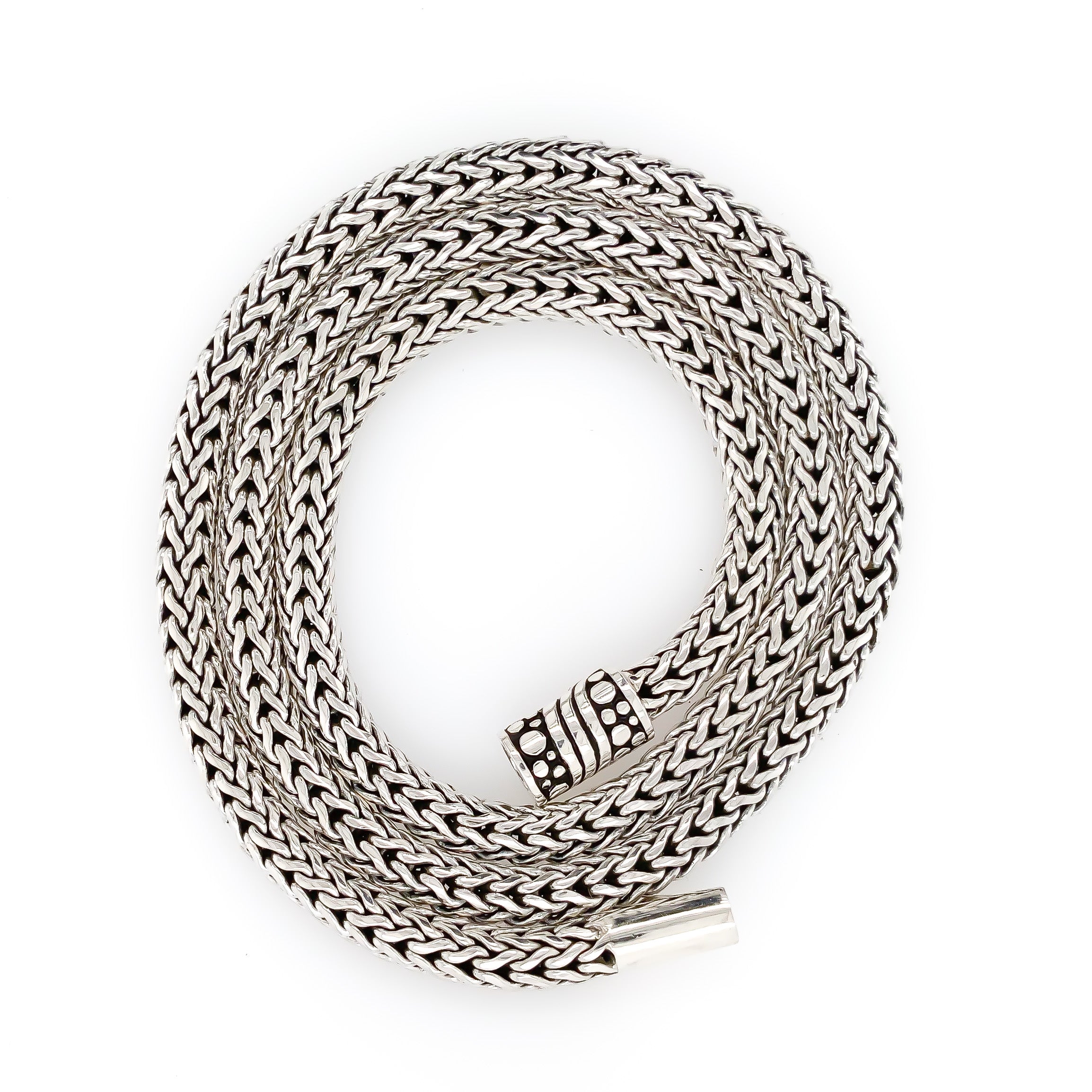 Lovina Vintage Sterling Silver Weave 6mm. 24in - Ryan Christian