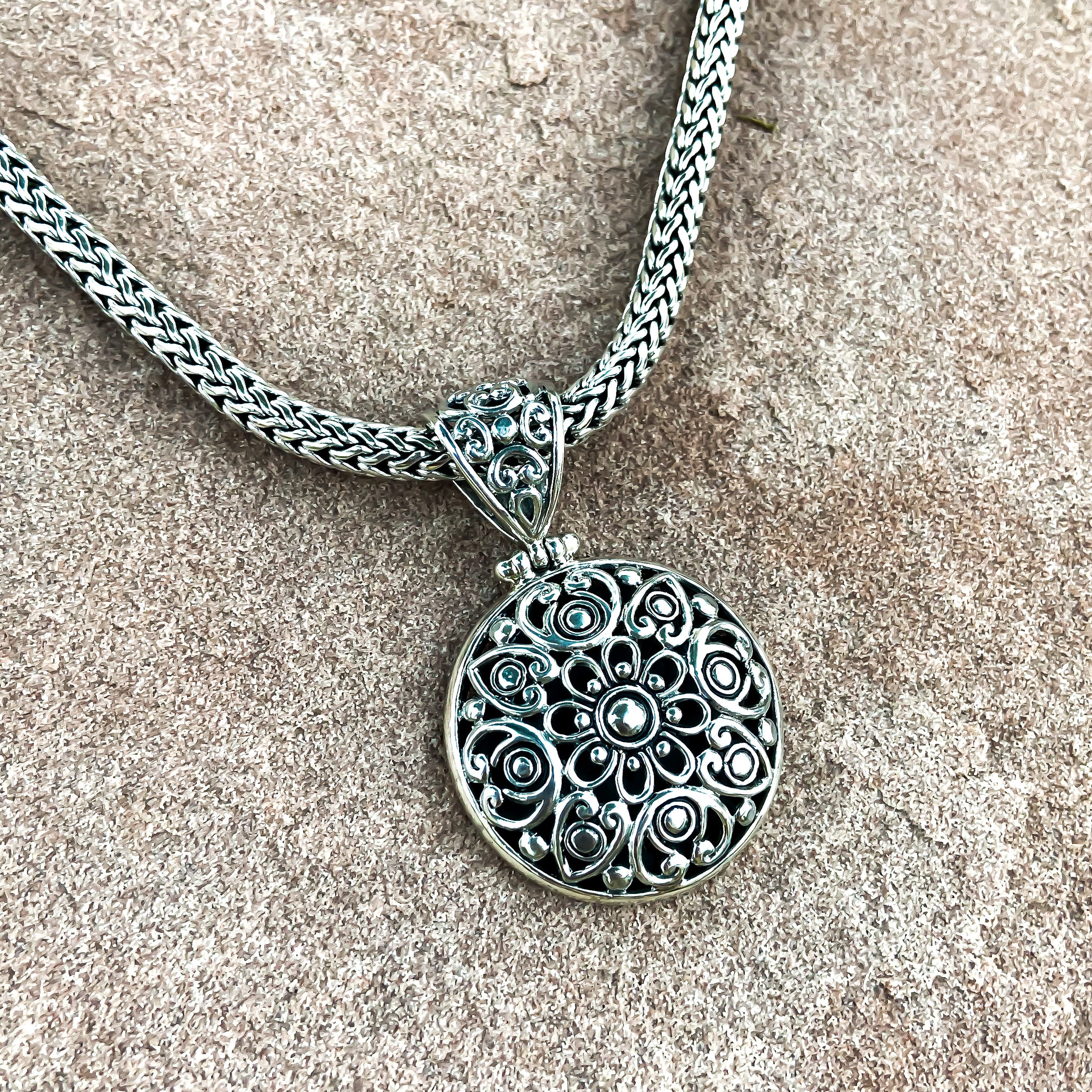 Lovina Sterling Silver Classic Weave 6mm. - Ryan Christian