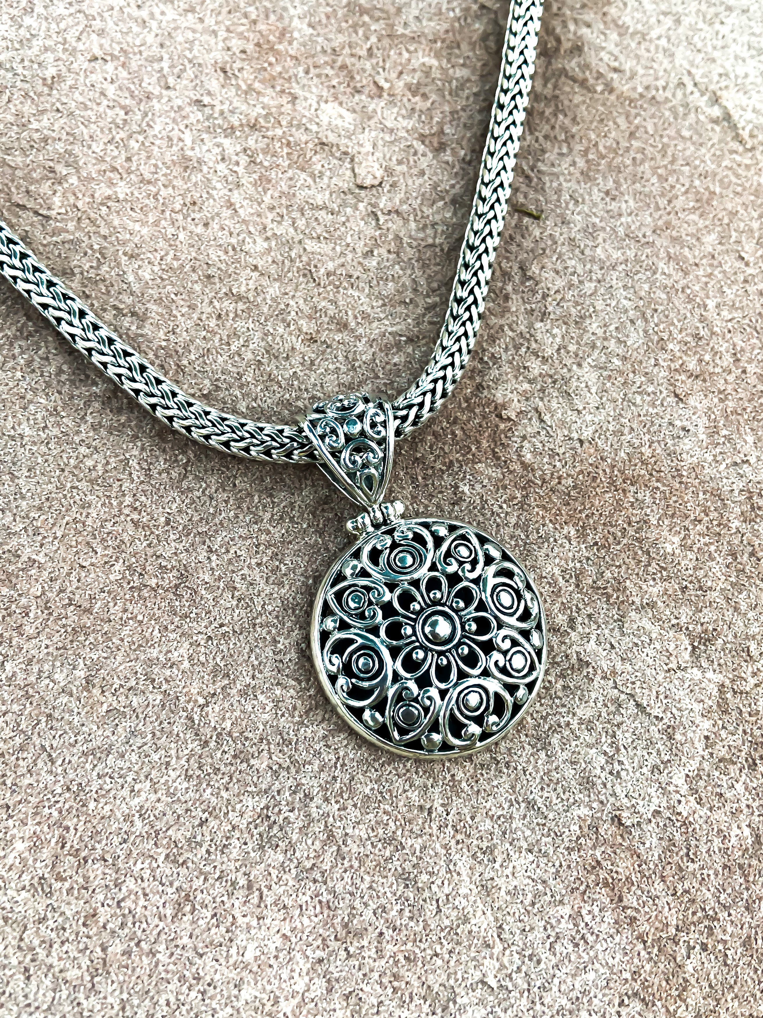 Lovina Sterling Silver Classic Weave 6mm. - Ryan Christian