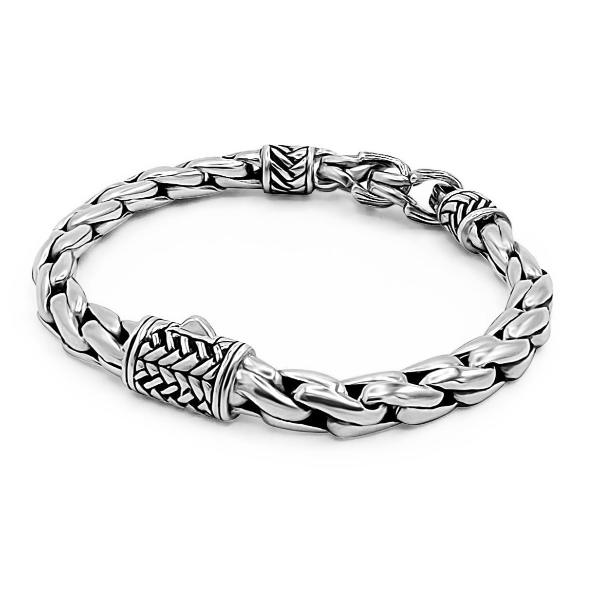 "Trinity" Sterling Silver Bracelet 7 in- Ryan Christian